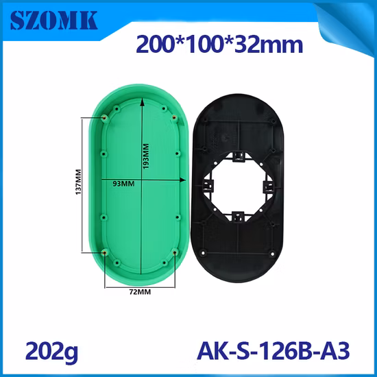 Amortisseur de siège en nylon à double tampon, amortisseur de rotation en plastique pour boîtier électrique d'ordinateur