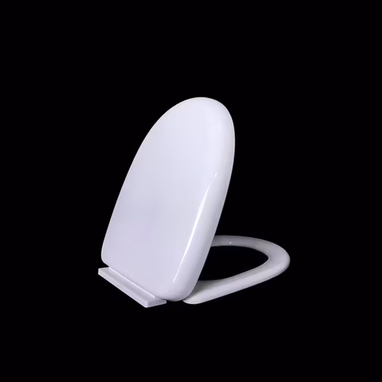 1-Push Charnière Soft Close Universel Ovale PP Adulte Enfant Amovible Famille Siège de Toilette Couverture